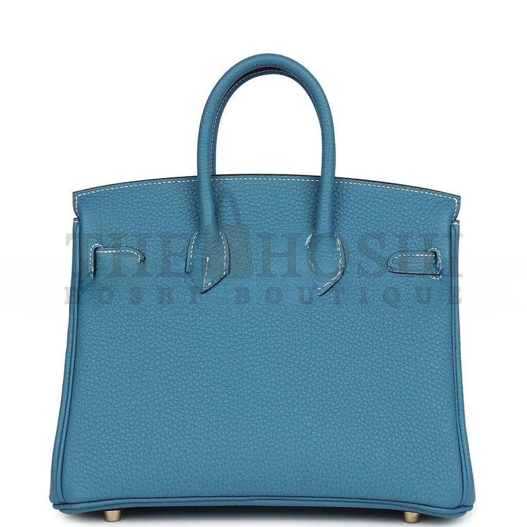 H**me5 BIRKIN 25 BLUE JEAN TOGO GOLD HARDWARE 265379 (25*20*13cm) Master Quality